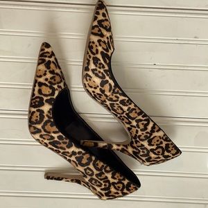 White house black market leopard pumps